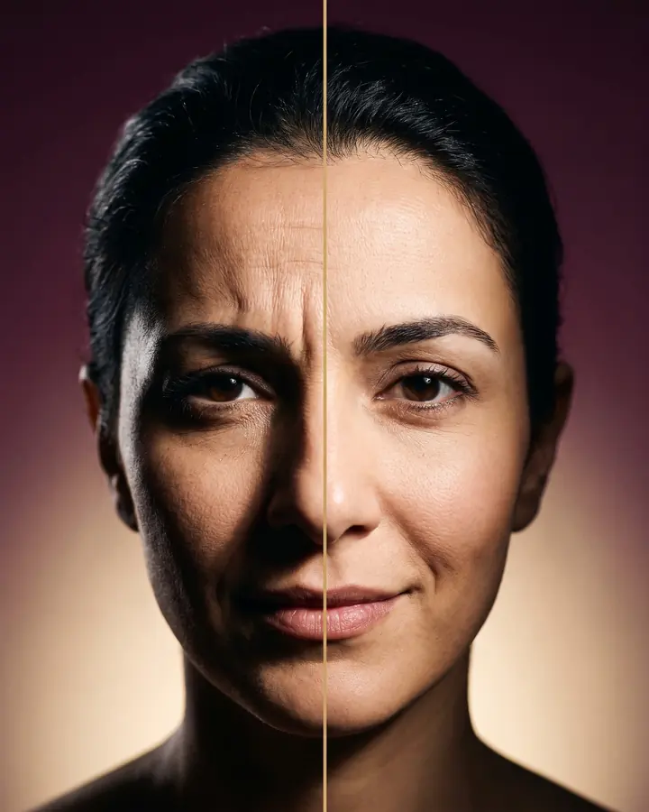 بوتاکس · پیشانی و خط اخم